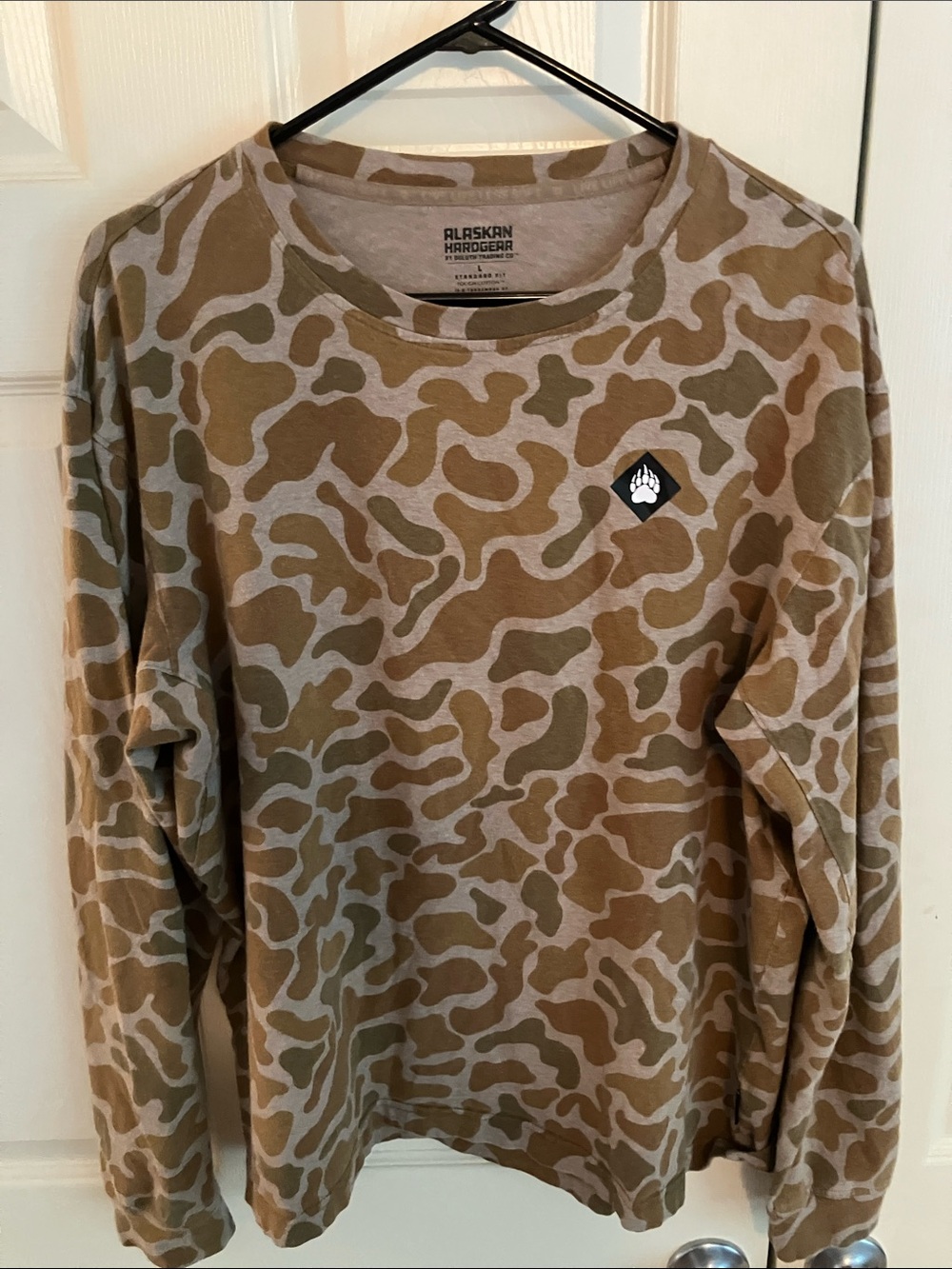 Duluth Trading Co Brown Camo Long-Sleeve Shirt
